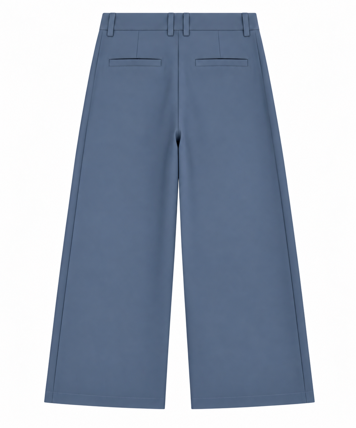 Wide Leg Trousers / Dusty Blue