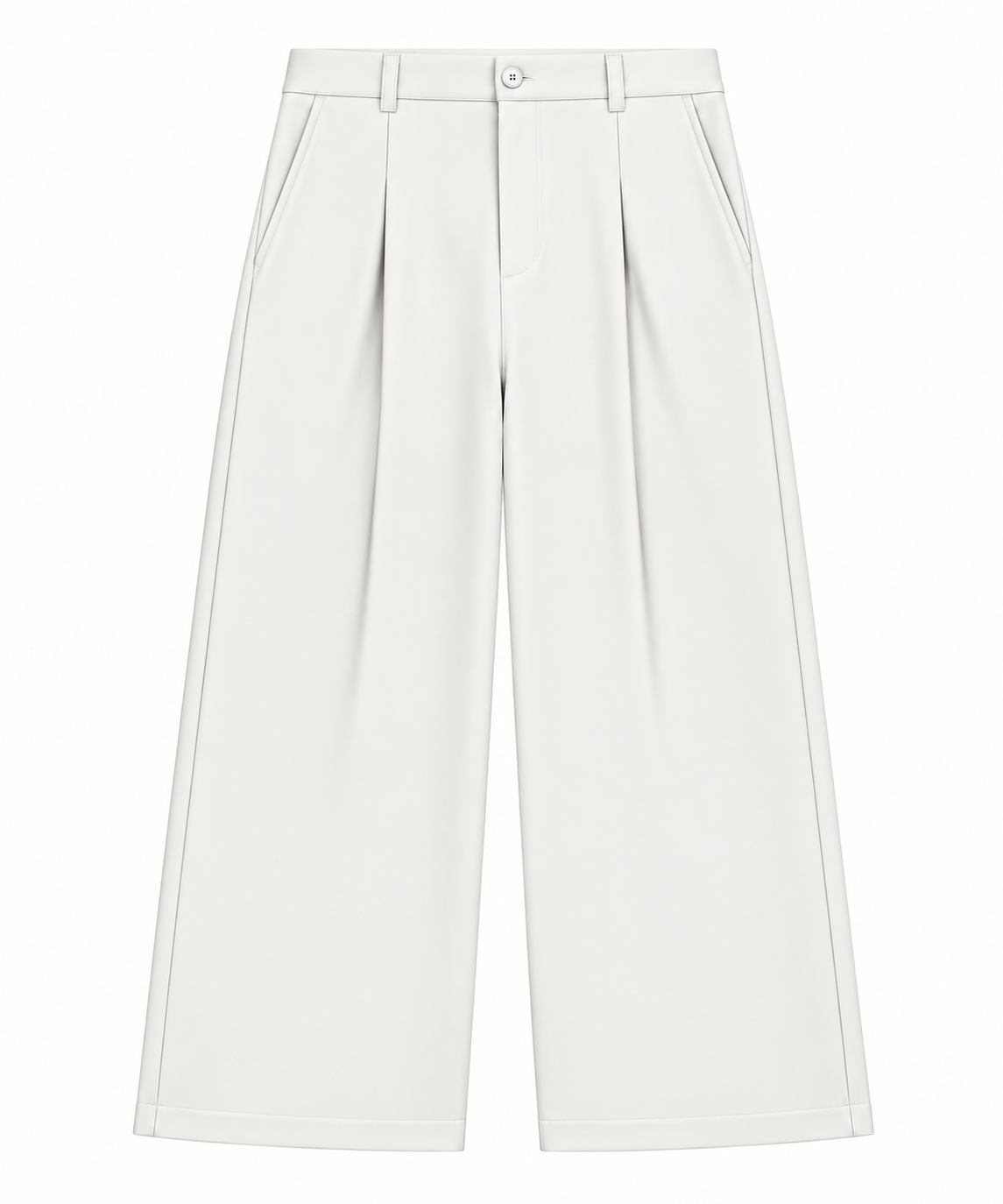 Wide Leg Trousers / Off White