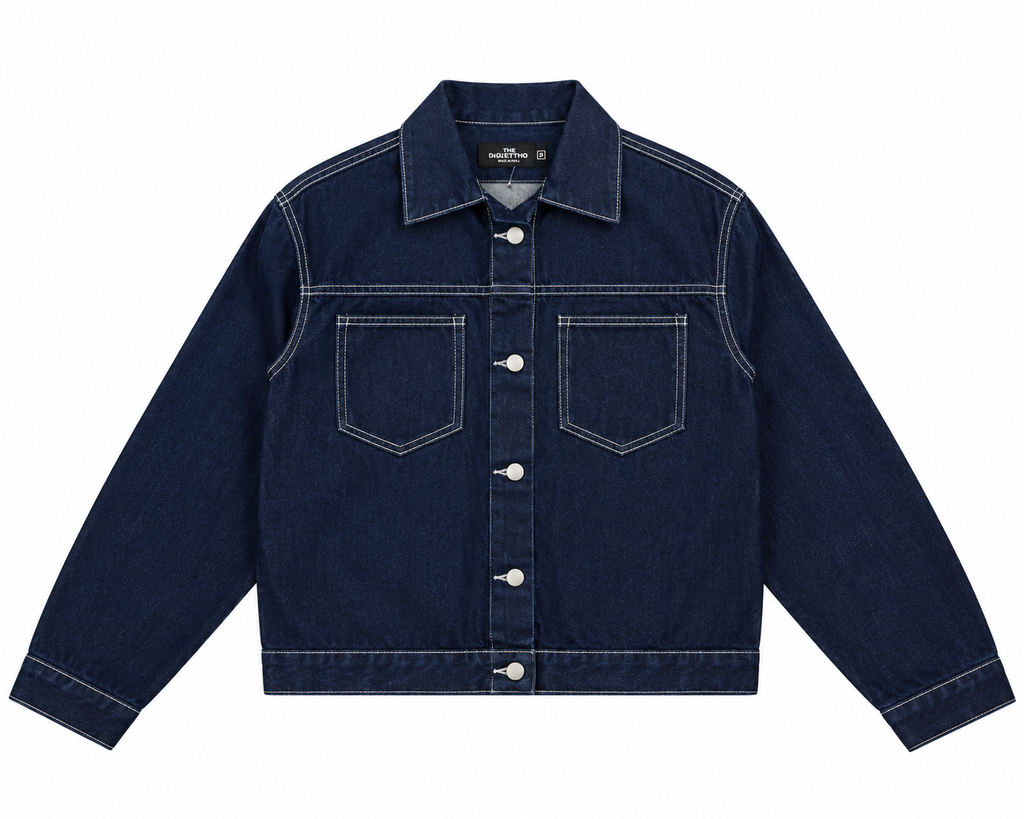 Raw Denim Trucker Jacket / Indigo