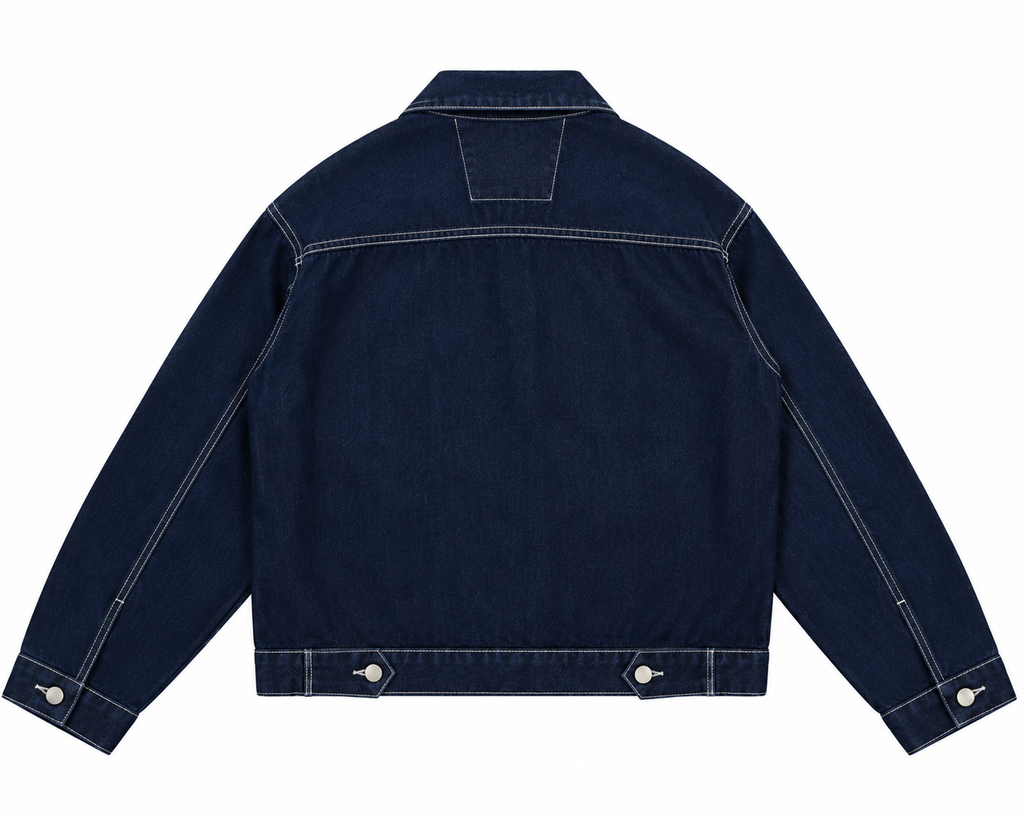 Raw Denim Trucker Jacket / Indigo