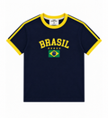 Baby tee Brasil / Navy