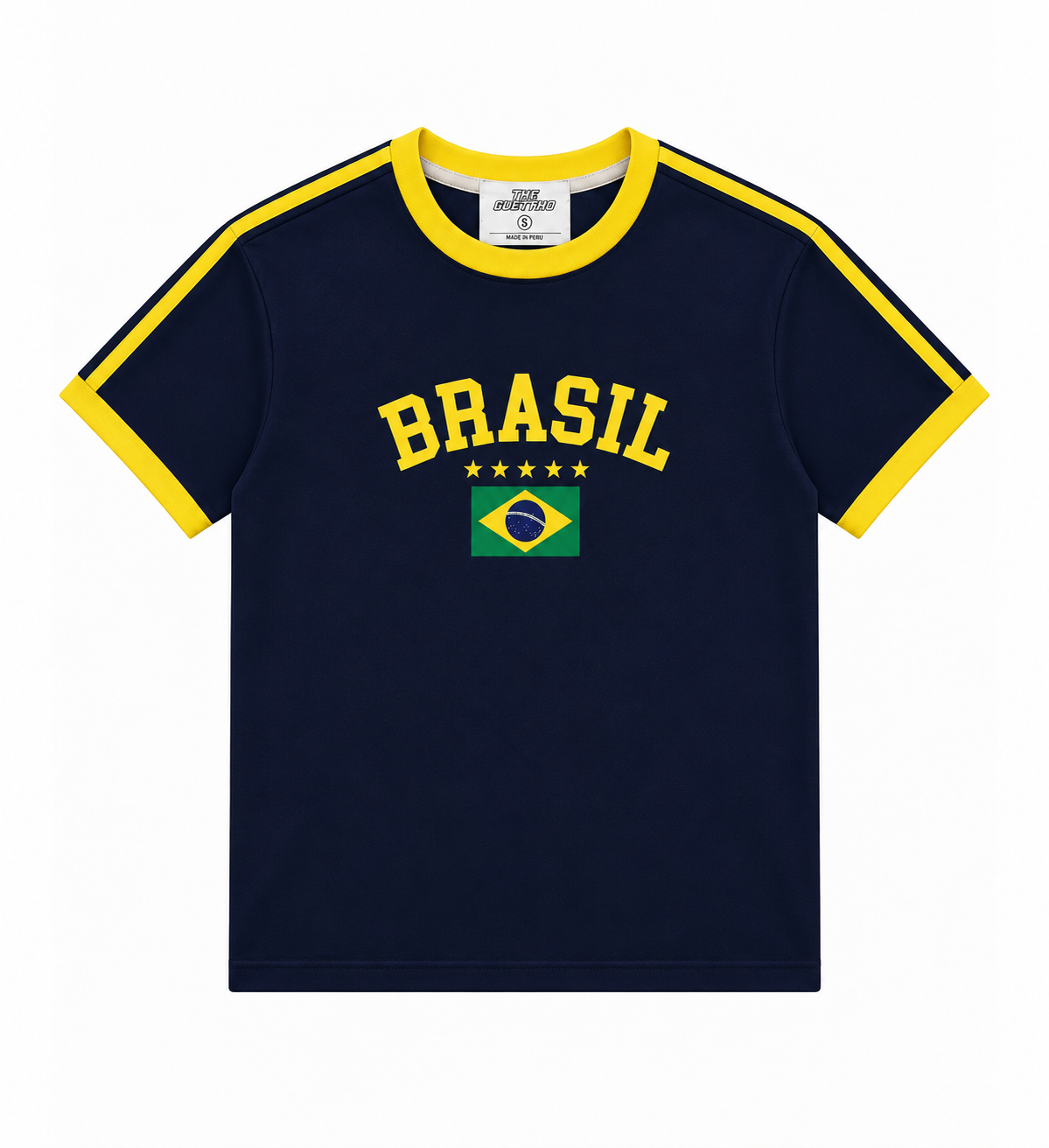 Baby tee Brasil / Navy