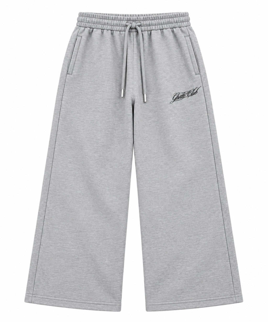 Guettho Club Sweatpants / Light Grey