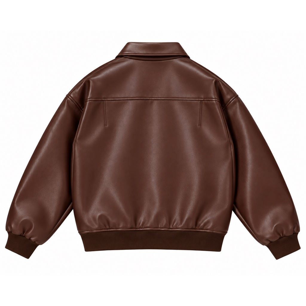Leather Jacket / Brown