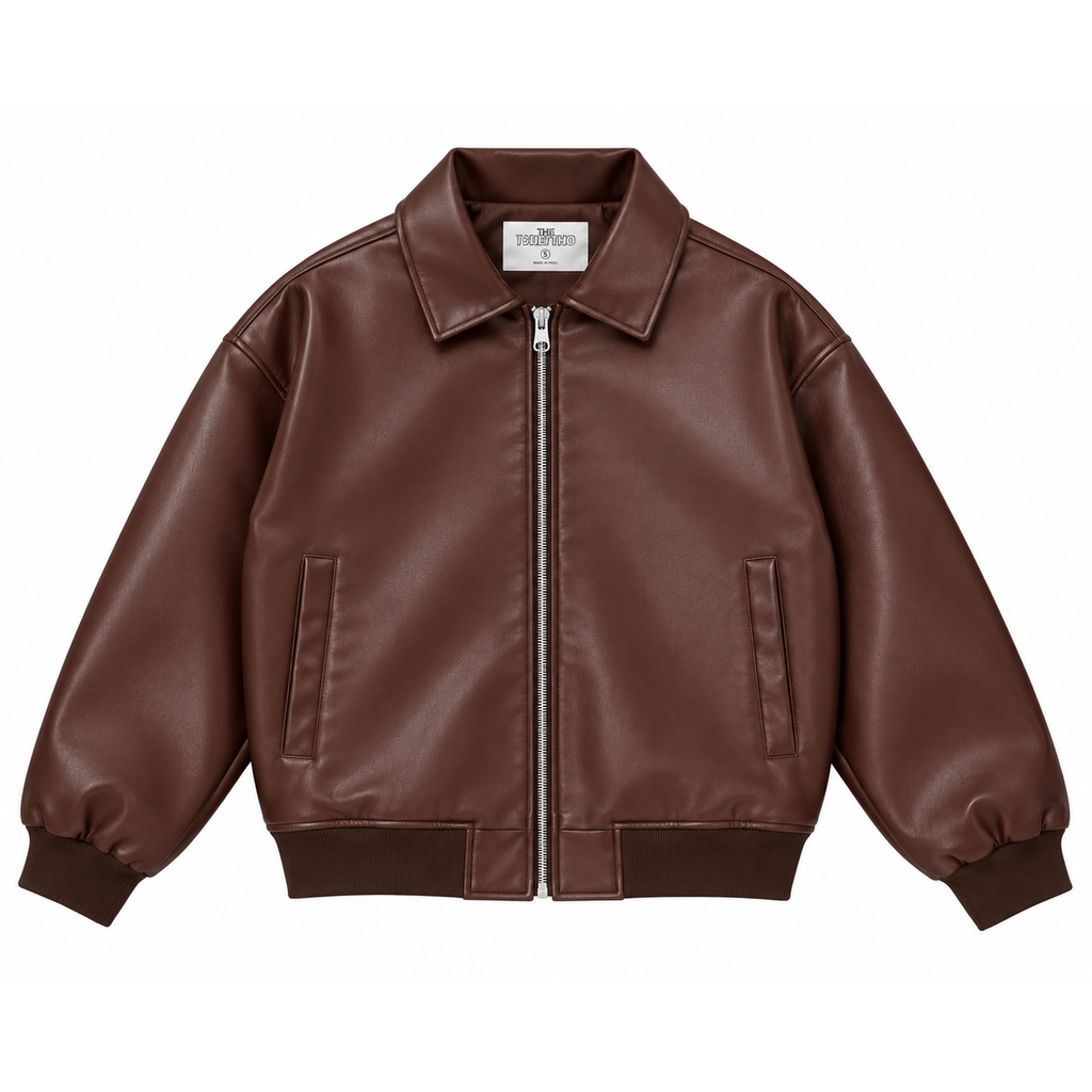 Leather Jacket / Brown