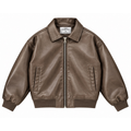 Leather Jacket / Beige