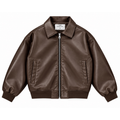 Leather Jacket / Chocolate Brown