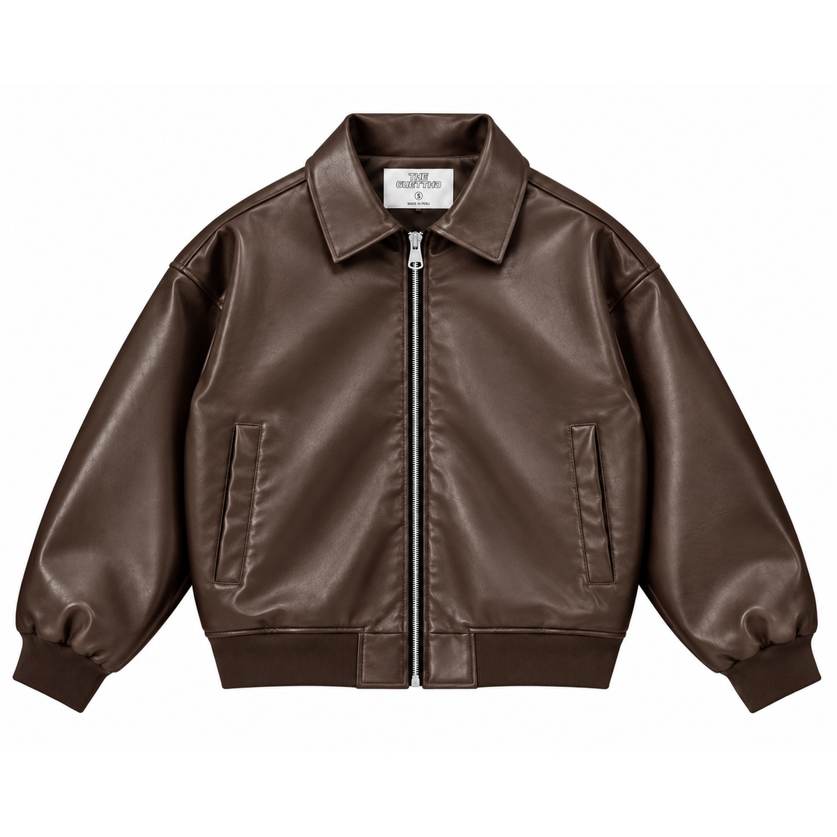 Leather Jacket / Chocolate Brown
