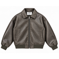 Leather Jacket / Grey