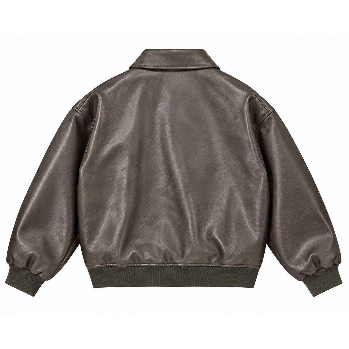 Leather Jacket / Grey
