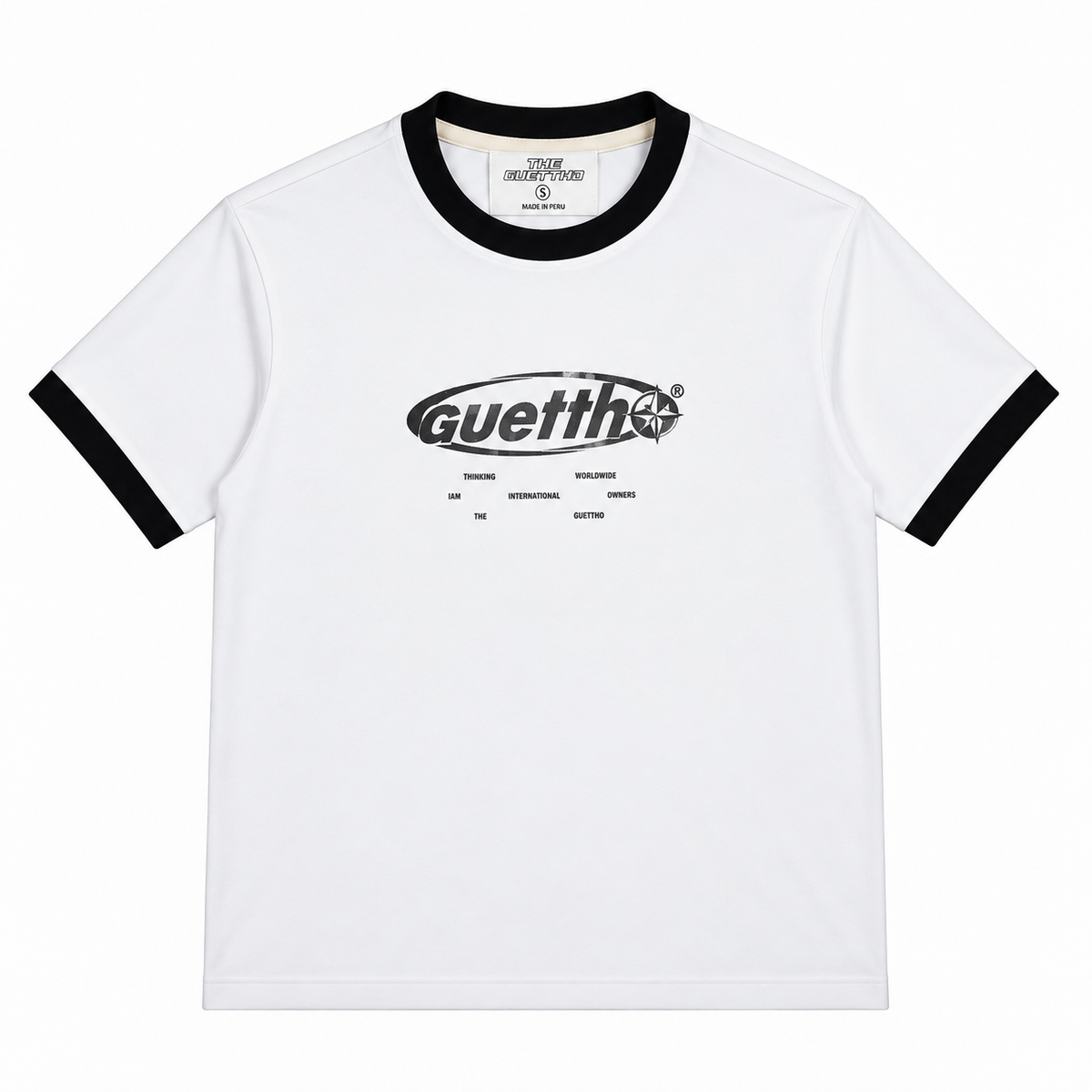 Baby Tee Guettho Star / White
