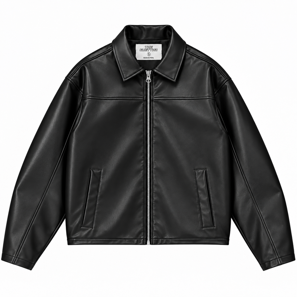 Leather Jacket Slim Fit / Black