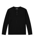 HENLEY BLACK SHIRT