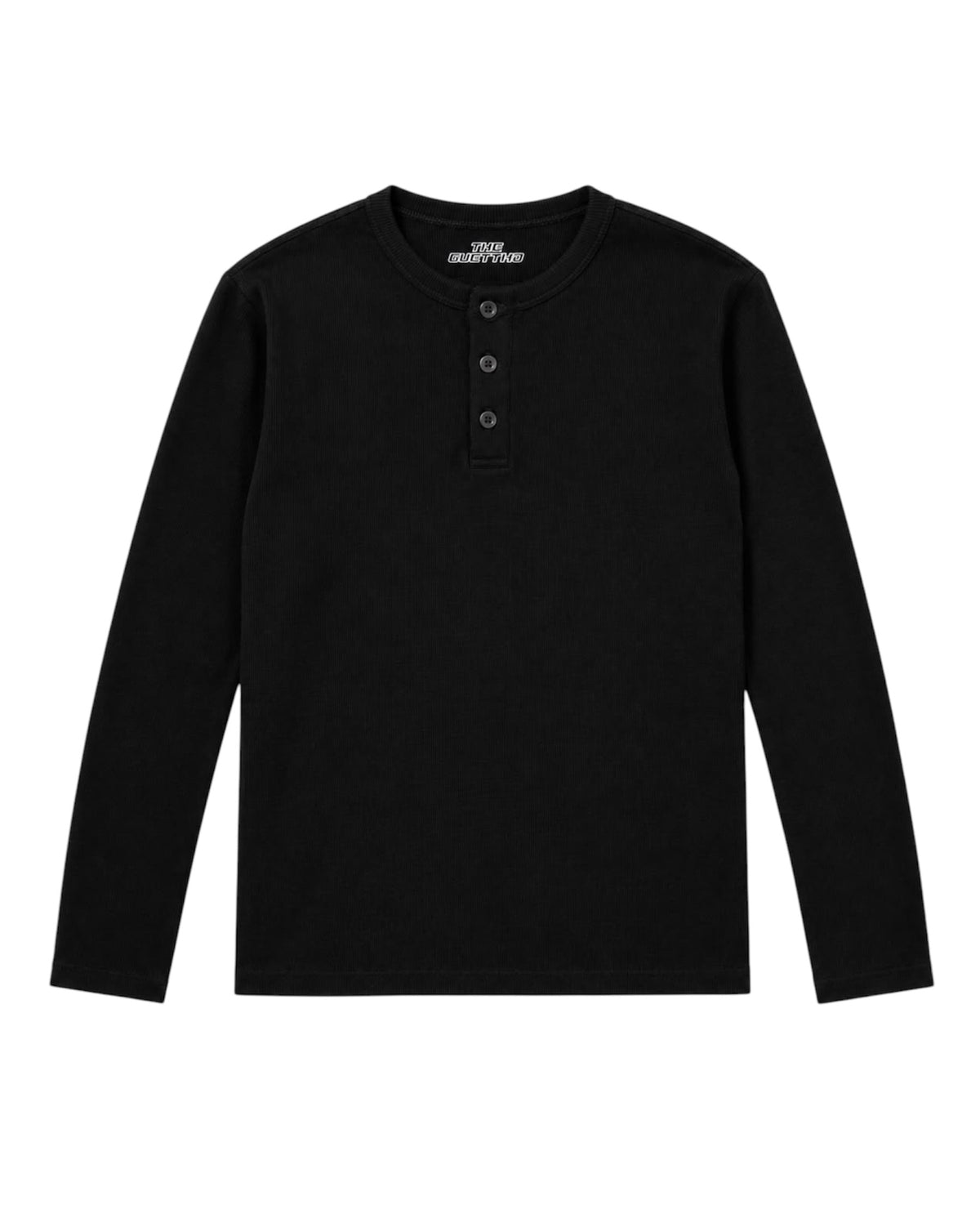 HENLEY BLACK SHIRT